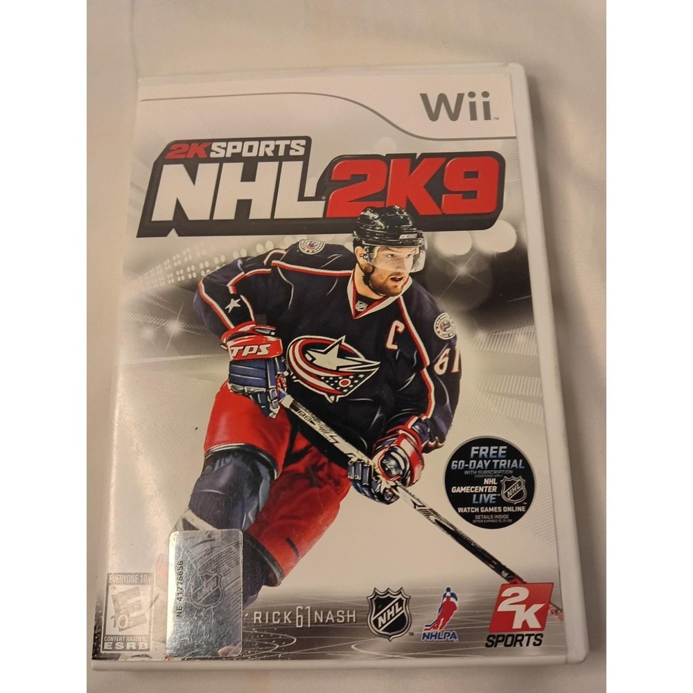 Nintendo Wii NHL 2K9 2008 2K Sports Hockey Complete Tested